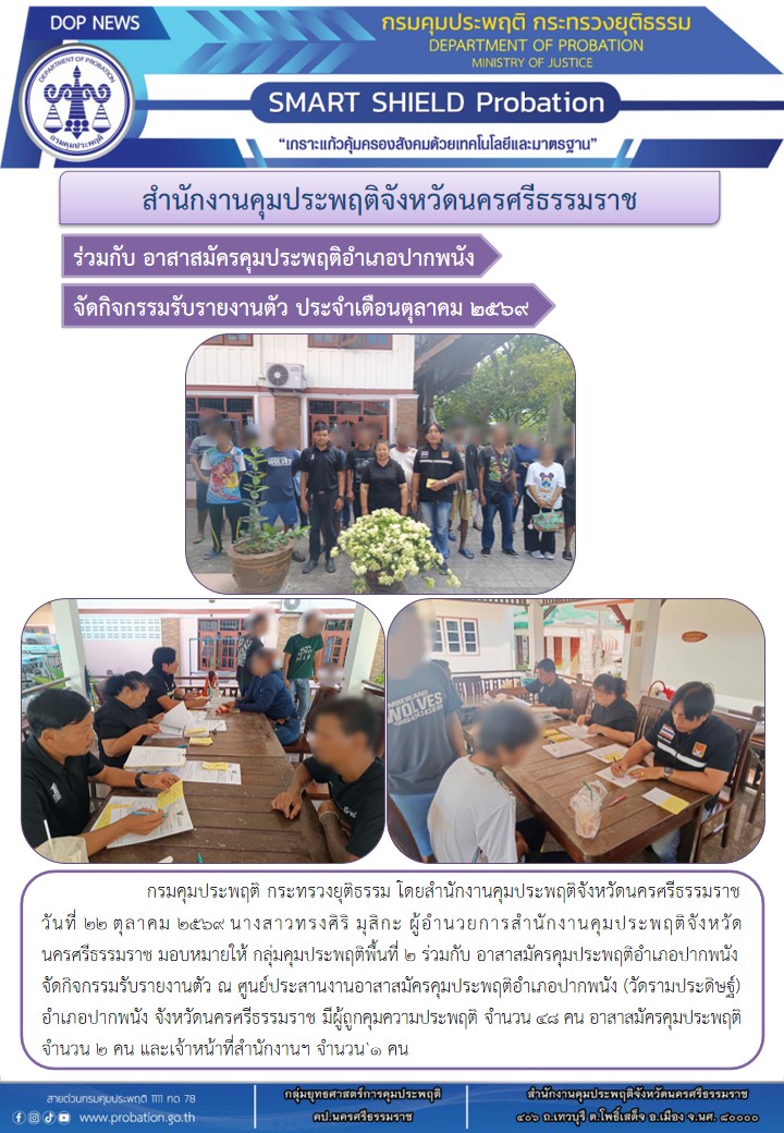 26 รายงานตัว ปากพนัง